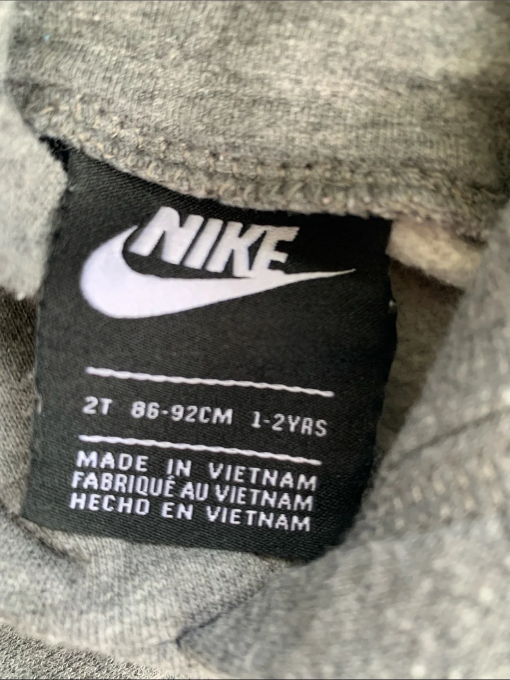 Nike Gray Sweatshirt Hoodie 2T EUC